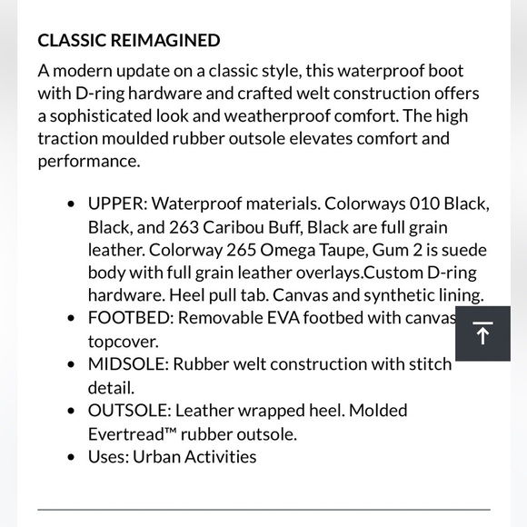 Sorel Jane Now lace up d-ring heel combat boot caribou buff waterproof boot - Picture 7 of 16